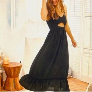 Aerie Cut Out Maxi Dress